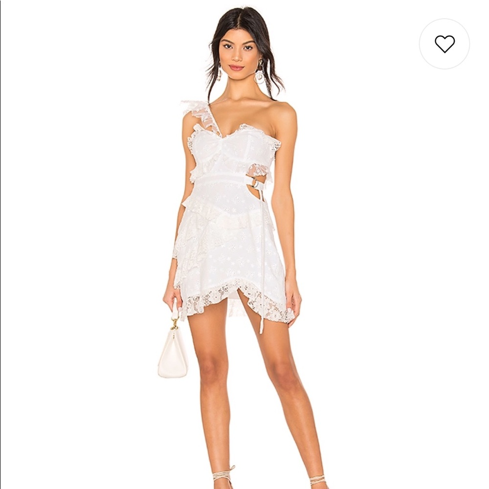 For love and lemons white small dress worn once